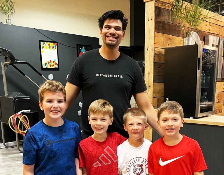 Mark Aquino is coaching in his gym