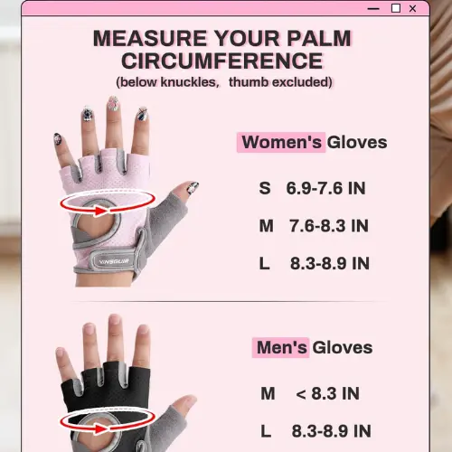 VINSGUIR Workout Gloves for Women and Men (4)